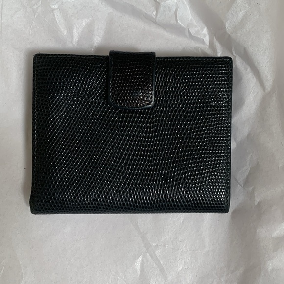 Salvatore Ferragamo Black Textured Leather Wallet - Picture 2 of 6